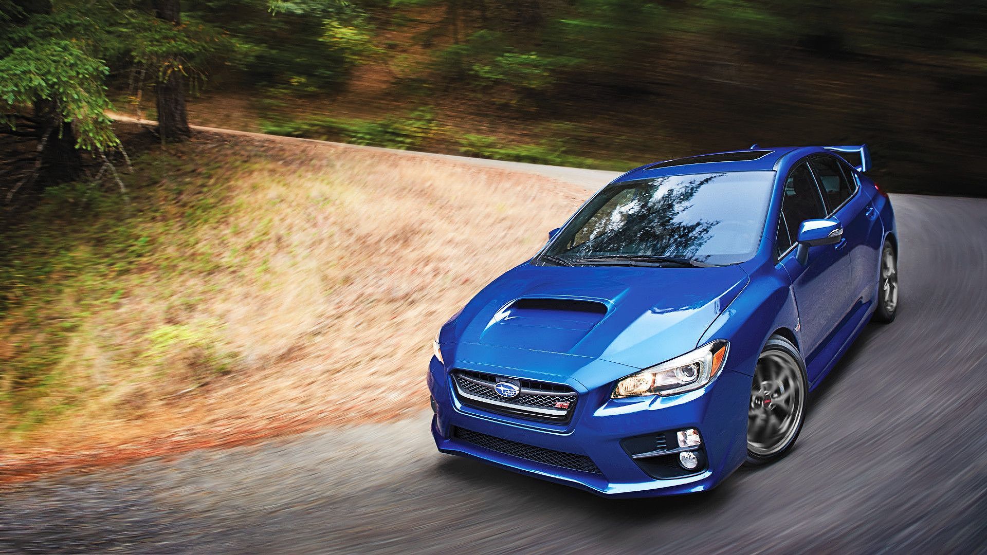 2017 Subaru WRX STI negotiating a tight turn