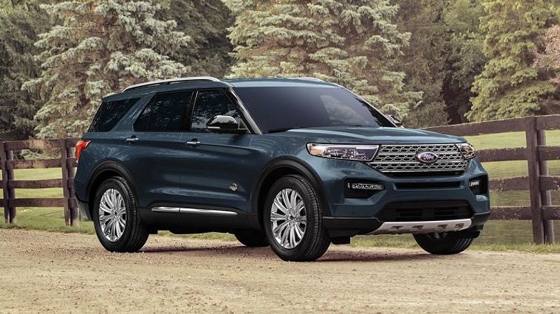 2024 Ford Explorer King Ranch in Stone Blue