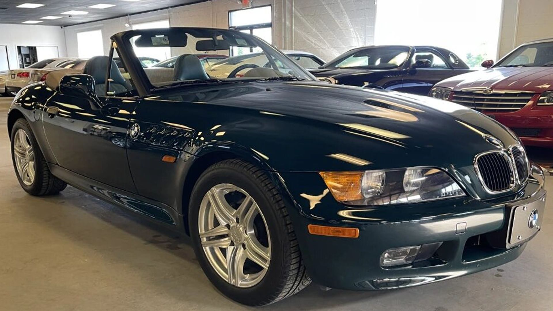 BMW Z3 parked