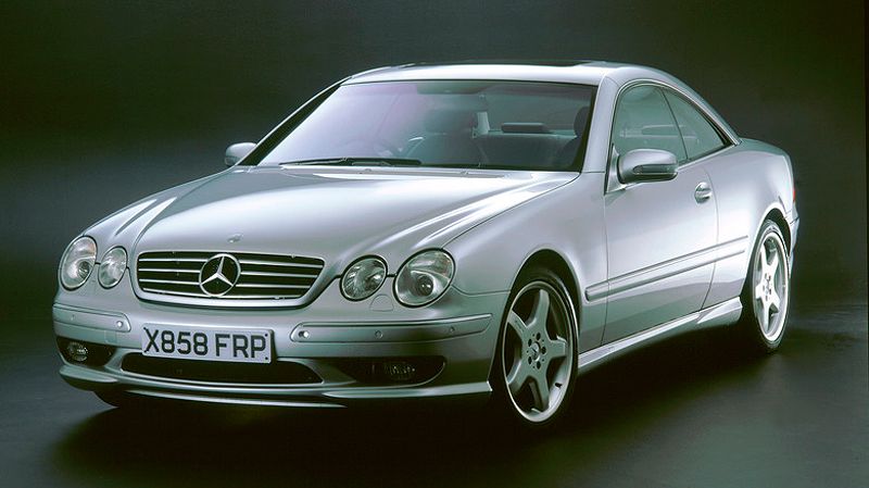 Mercedes-Benz CL55 AMG studio shot